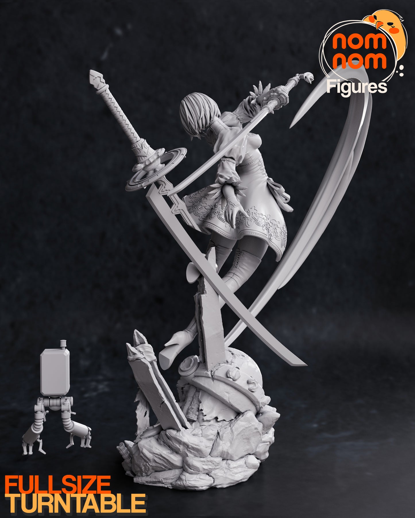 Blind Cybernetic Swordswoman