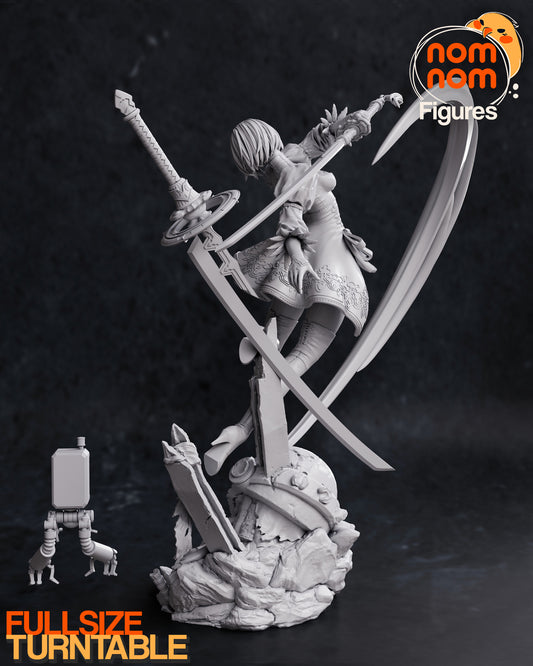 Blind Cybernetic Swordswoman