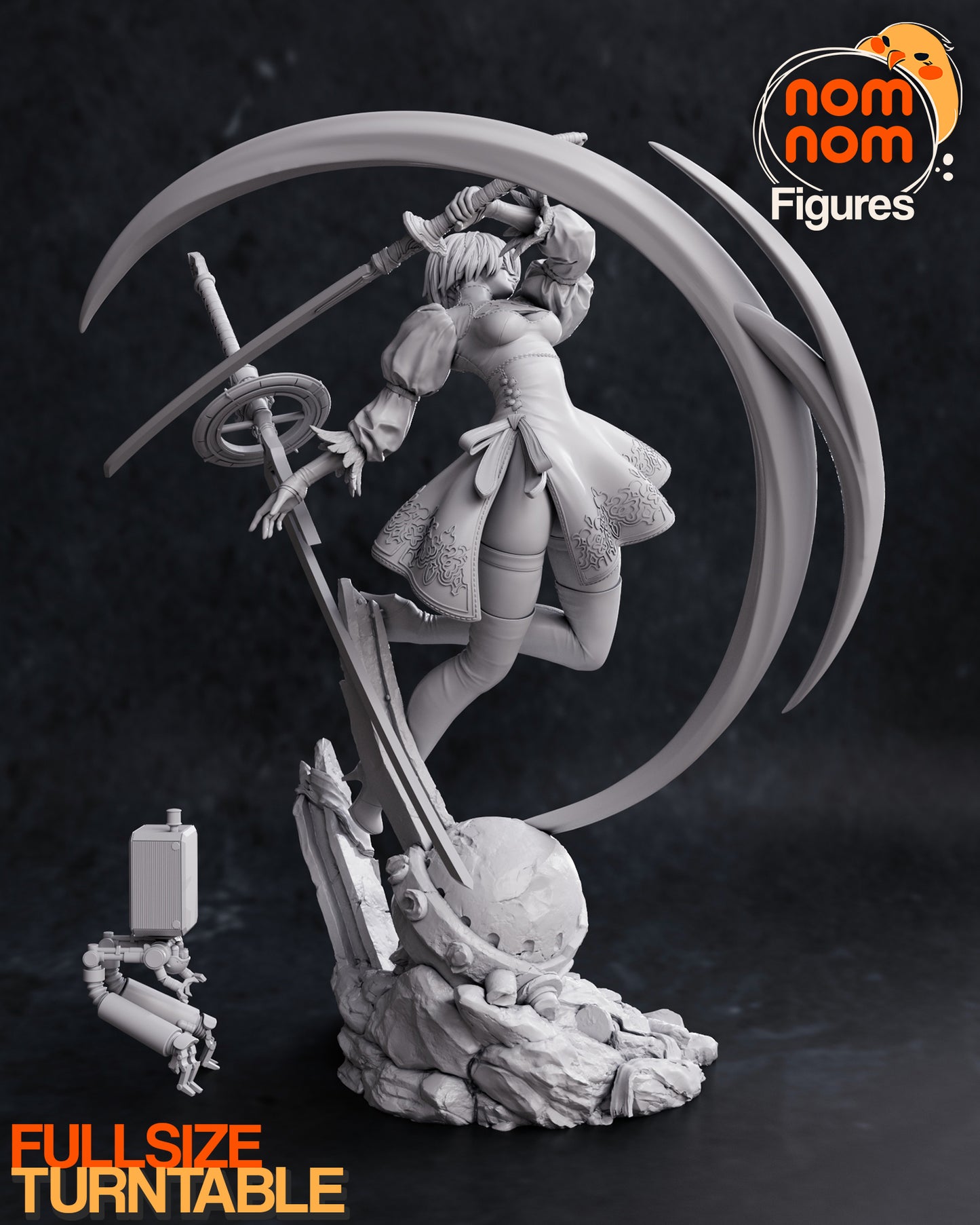 Blind Cybernetic Swordswoman