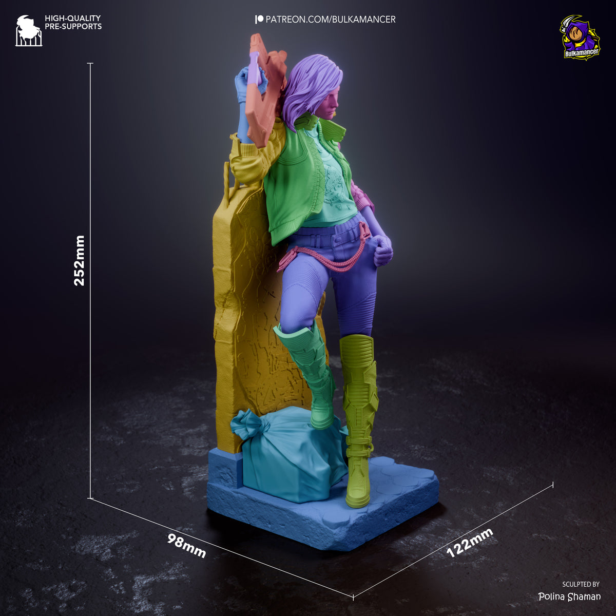 Cybernetic Fixer resin garage kit - product image by Bulkamancer Sculpts