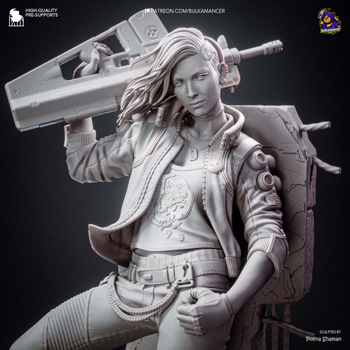 Cybernetic Fixer resin garage kit - product image by Bulkamancer Sculpts