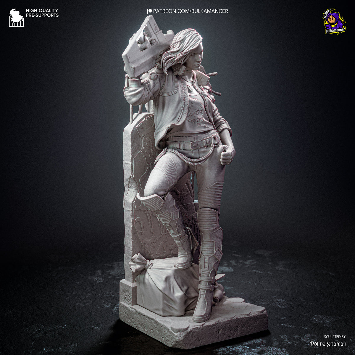 Cybernetic Fixer resin garage kit - product image by Bulkamancer Sculpts