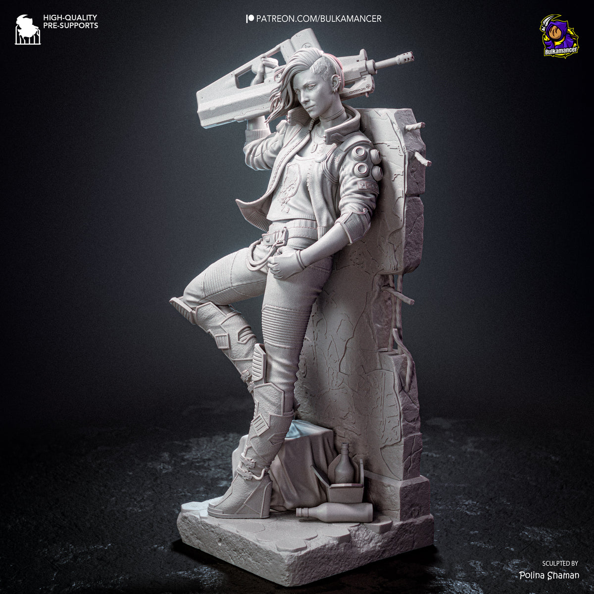 Cybernetic Fixer resin garage kit - product image by Bulkamancer Sculpts