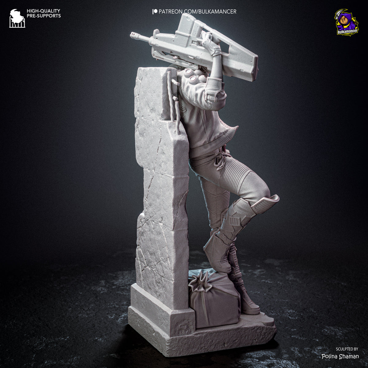Cybernetic Fixer resin garage kit - product image by Bulkamancer Sculpts