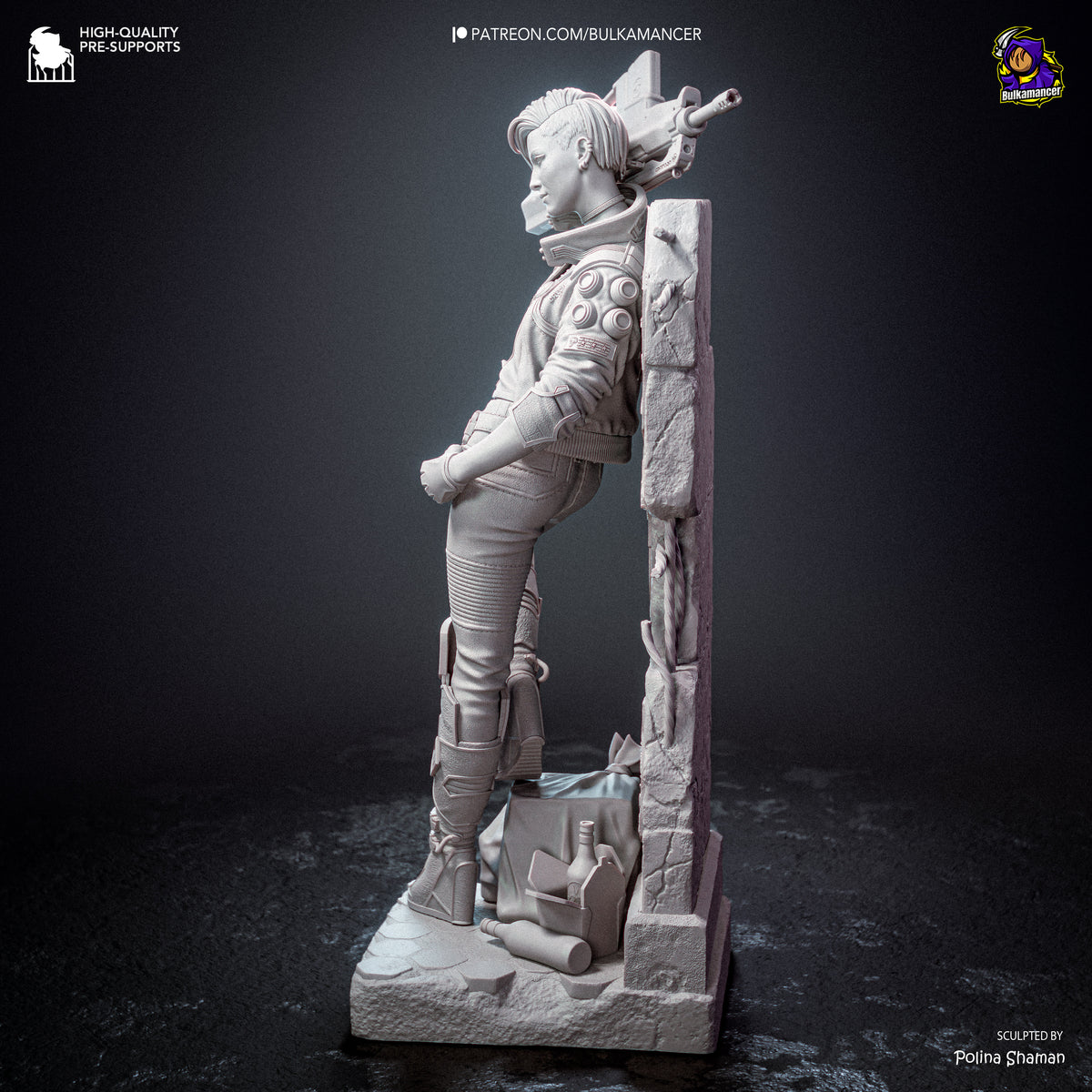 Cybernetic Fixer resin garage kit - product image by Bulkamancer Sculpts