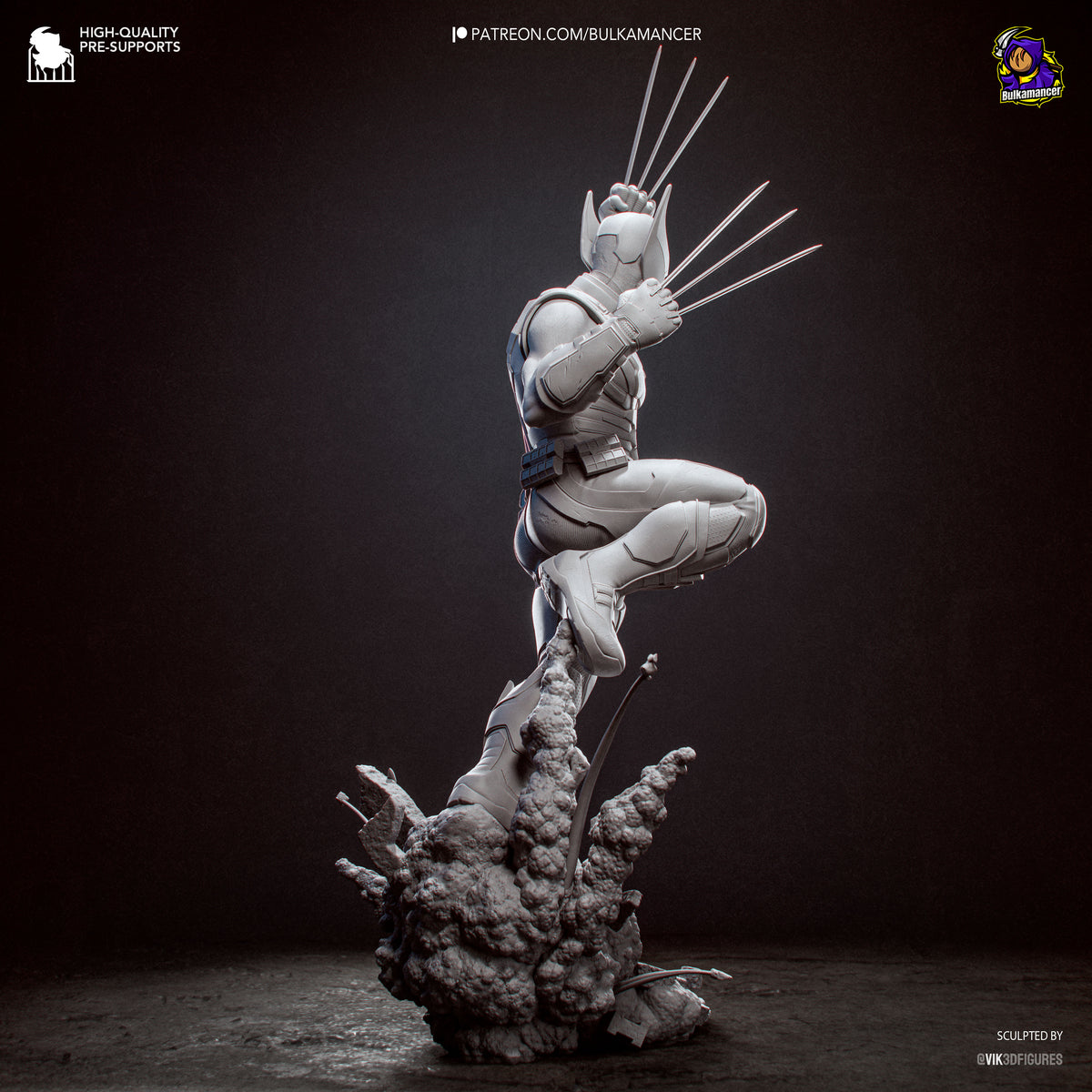 Weaponized Immortal resin garage kit - product image by Bulkamancer Sculpts