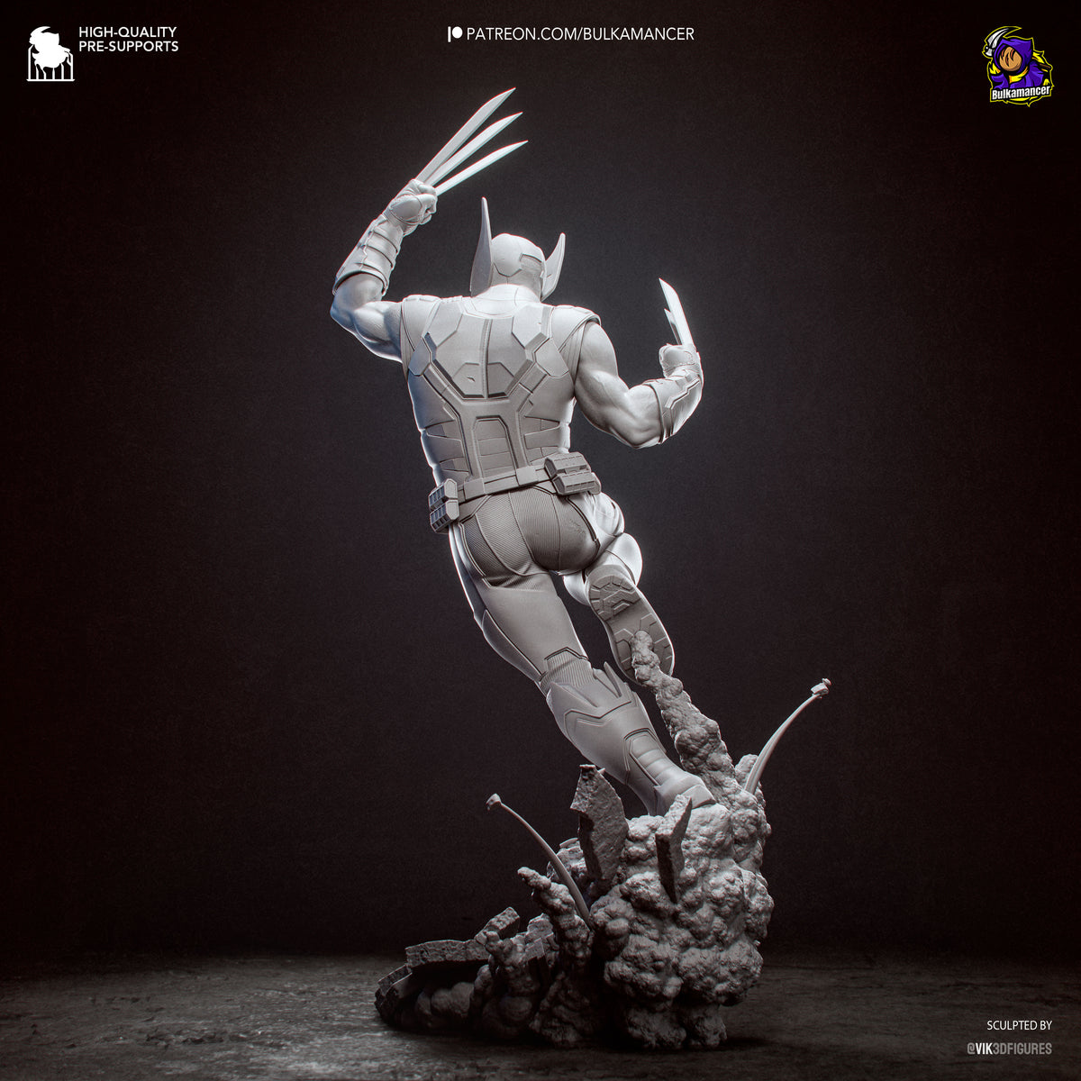 Weaponized Immortal resin garage kit - product image by Bulkamancer Sculpts