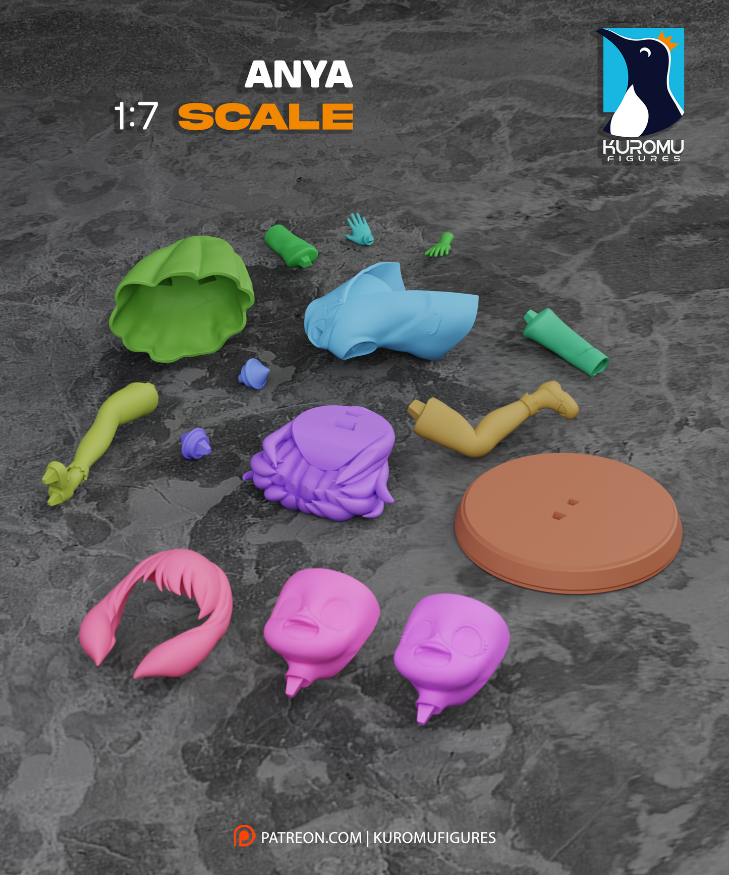 Psychic Girl & Penguin Friend