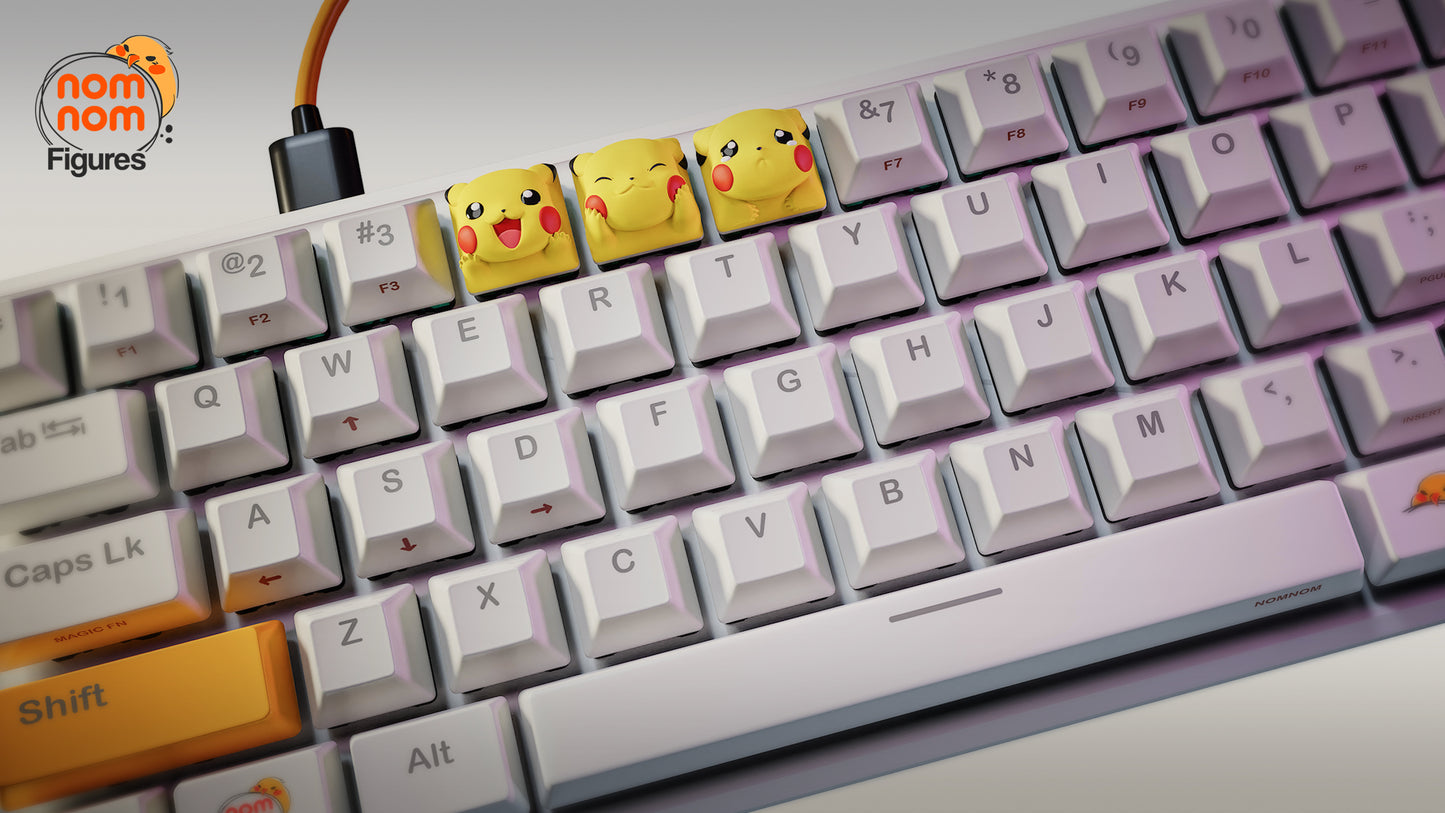 Static Rodent Key Caps
